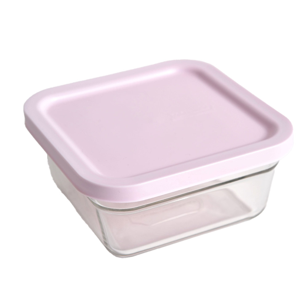 グラスロック イージーオープン スクエア 耐熱容器 ガラス容器 900ml Glasslock OCST-090E【保存容器 ガラス 耐久 冷蔵 冷凍 食品保存容器 四角 オーブン調理 電子レンジ対応 食洗機対応】 1個