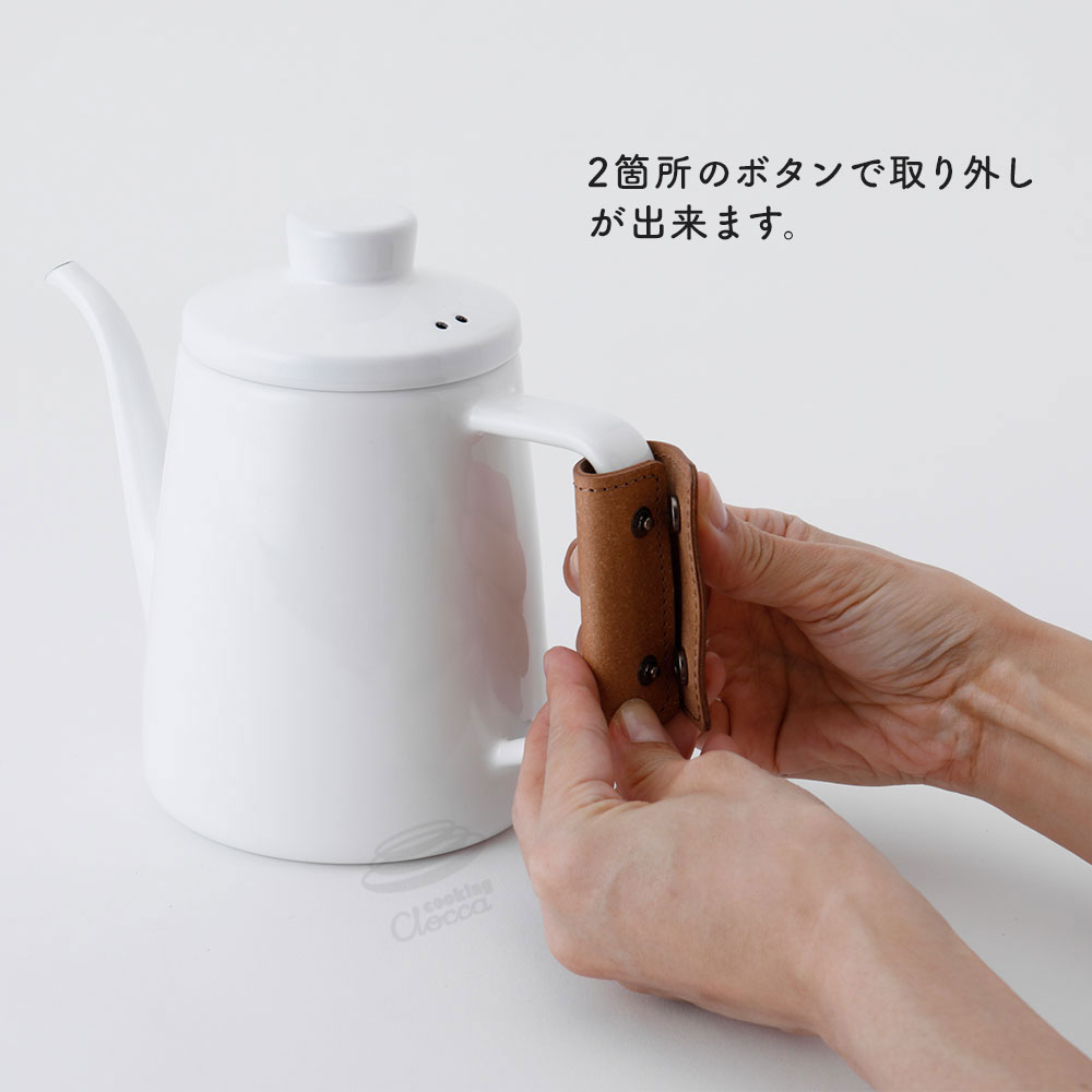 2箇所のボタンでワンタッチ取付