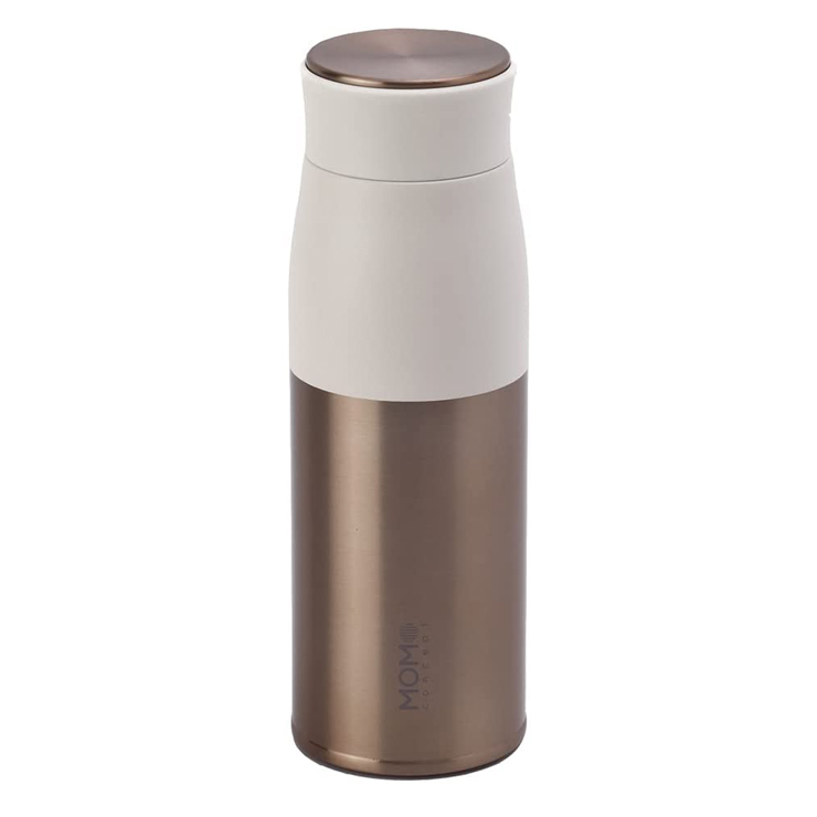 ルピナス タンブラー 400ml モモコンセプト 真空断熱 保温 保冷 MOMO concept 百麦【水筒 マグボトル 魔法瓶 真空二重構造 ステンレスボトル 直飲み ランチグッズ ピンクゴールド】 マシュマロホワイト