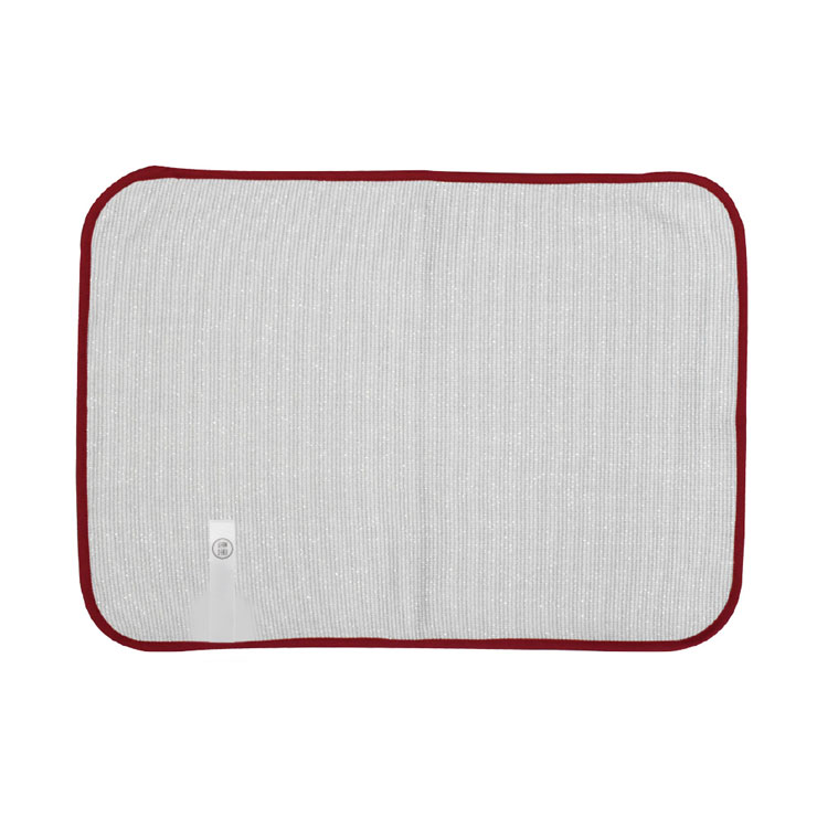 マルチ水切りマット 三百十日商店 逸品社 シュガーランド【キッチン 水切りマット 洗える 吸水マット ミューファン 速乾 抗菌 防臭 銀イオン 食器拭き キッチンクロス】 レッド