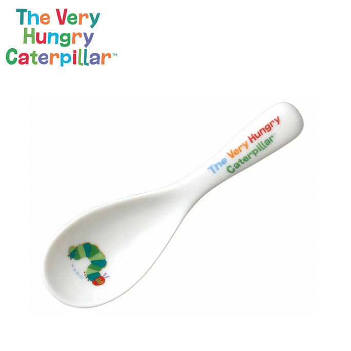 はらぺこあおむし レンゲ 金正陶器【蓮華 子ども 子供 こども食器 子供用食器 食器 皿 磁器 キャラクター グッズ エリックカール 日本製】