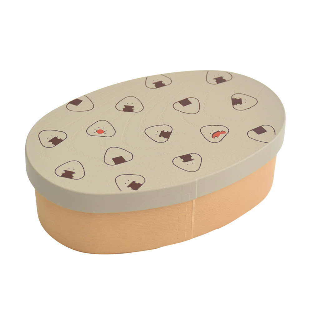 ぎゅっとおにぎりさん 抗菌ランチBOX 逸品社 シュガーランド【お弁当箱 ランチボックス 一段 ランチグッズ 抗菌 電子レンジ 食洗機 アウトドア】 グレー