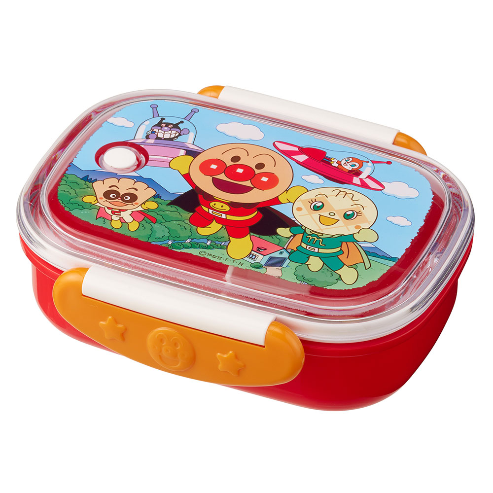 アンパンマン ロック式お弁当箱 280ml【ランチボックス キッズ お弁当グッズ 子供用弁当箱 弁当箱 子ども 子供 子供用 幼稚園 保育園 グッズ キャラクター 通販】 レッド