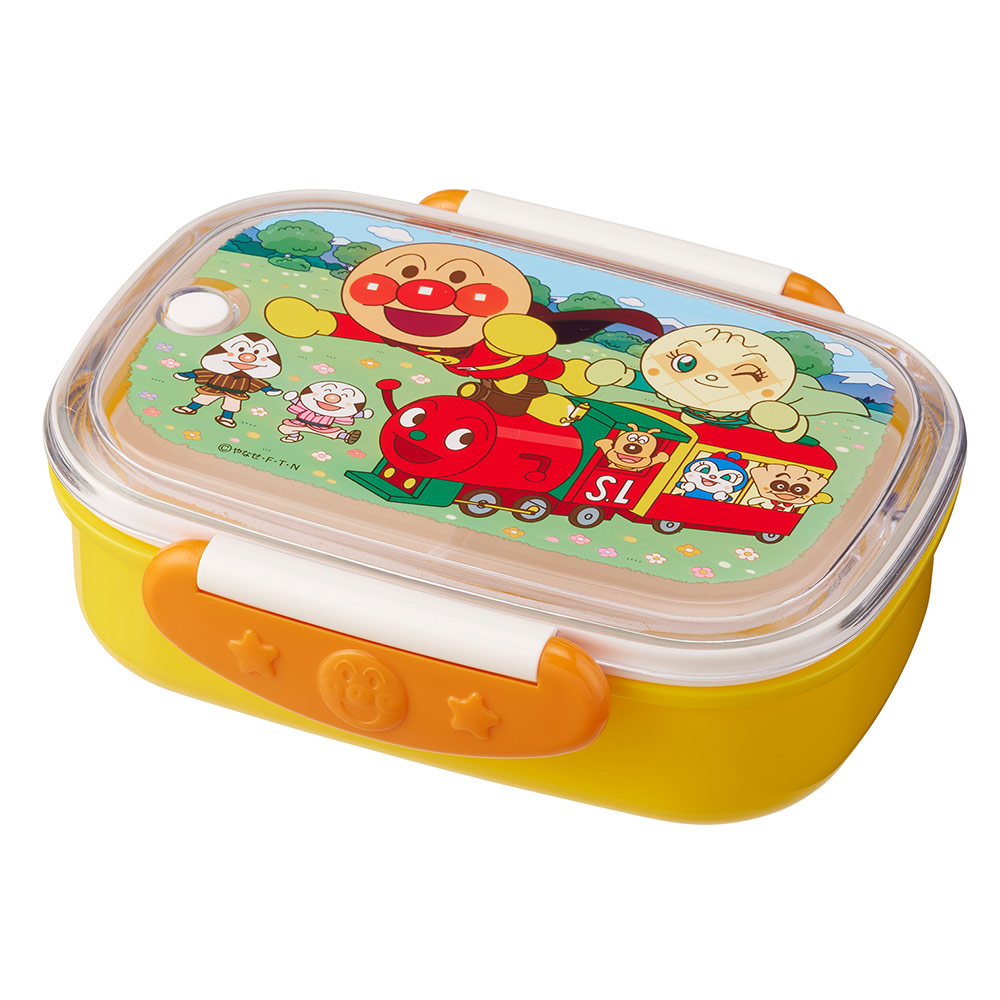 アンパンマン ロック式お弁当箱 中子付き 360ml【ランチボックス キッズ お弁当グッズ 子供用弁当箱 弁当箱 子ども 子供 子供用 幼稚園 保育園 グッズ キャラクター 通販】 イエロー