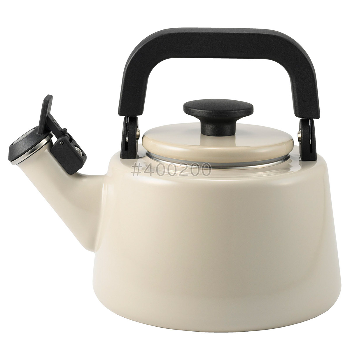 富士ホーロー コットン プラス 笛吹きケトル ホーロー 2.1L ガス火 IH対応 Cotton Series コットンシリーズ【ケトル 笛吹き 笛吹ケトル やかん ほうろう 琺瑯 直火】 グレーシュ