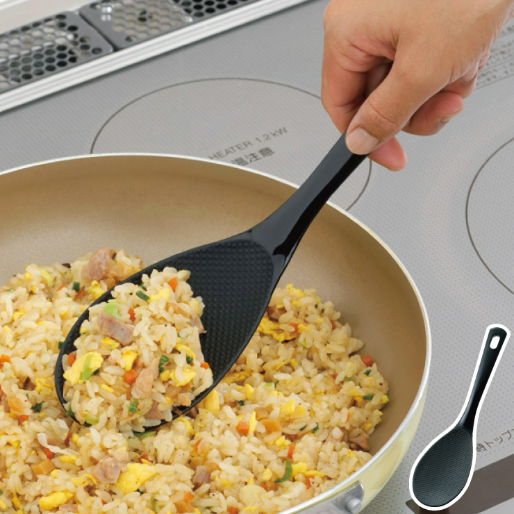 マジック炒めスプーン ダブルエンボス加工 曙産業 CH-2105 対応【ターナー ヘラ 耐熱 炒めスプーン 調理スプーン サービングスプーン ナイロン 食洗機対応 日本製】