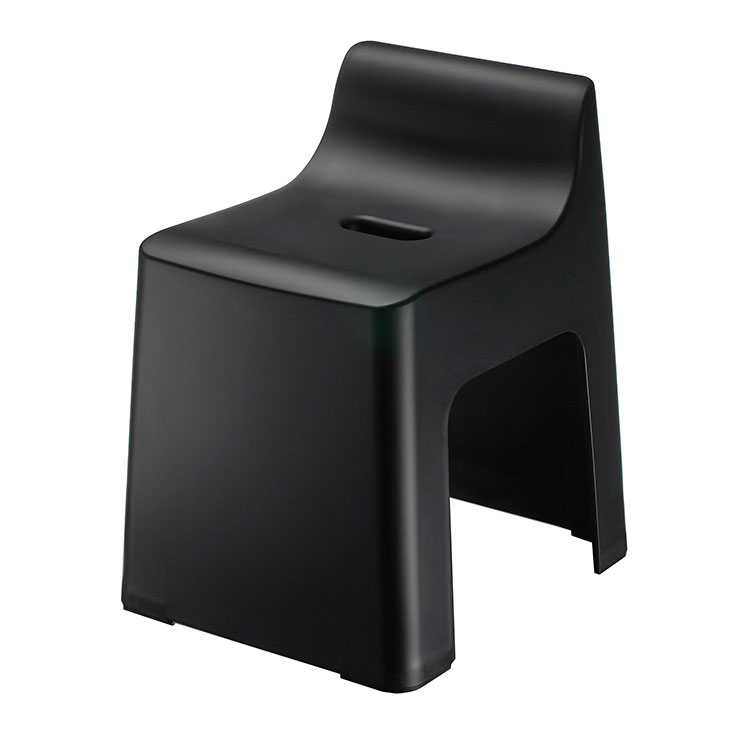 RETTO レットー ハイチェア RETHCH W RETHCH BK アイムディー 岩谷マテリアル ImD【バスチェア 高め 座面31cm 風呂椅子 風呂イス 風呂 いす バス用品 バスグッズ】 ブラック