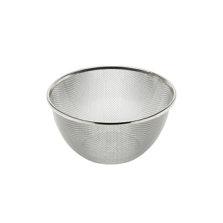 プレッセンス 基本のざる 深型 22cm 12メッシュ 18-8ステンレス PRESSENCE 13107289【調理ツール 下ごしらえ ザル 日本製】