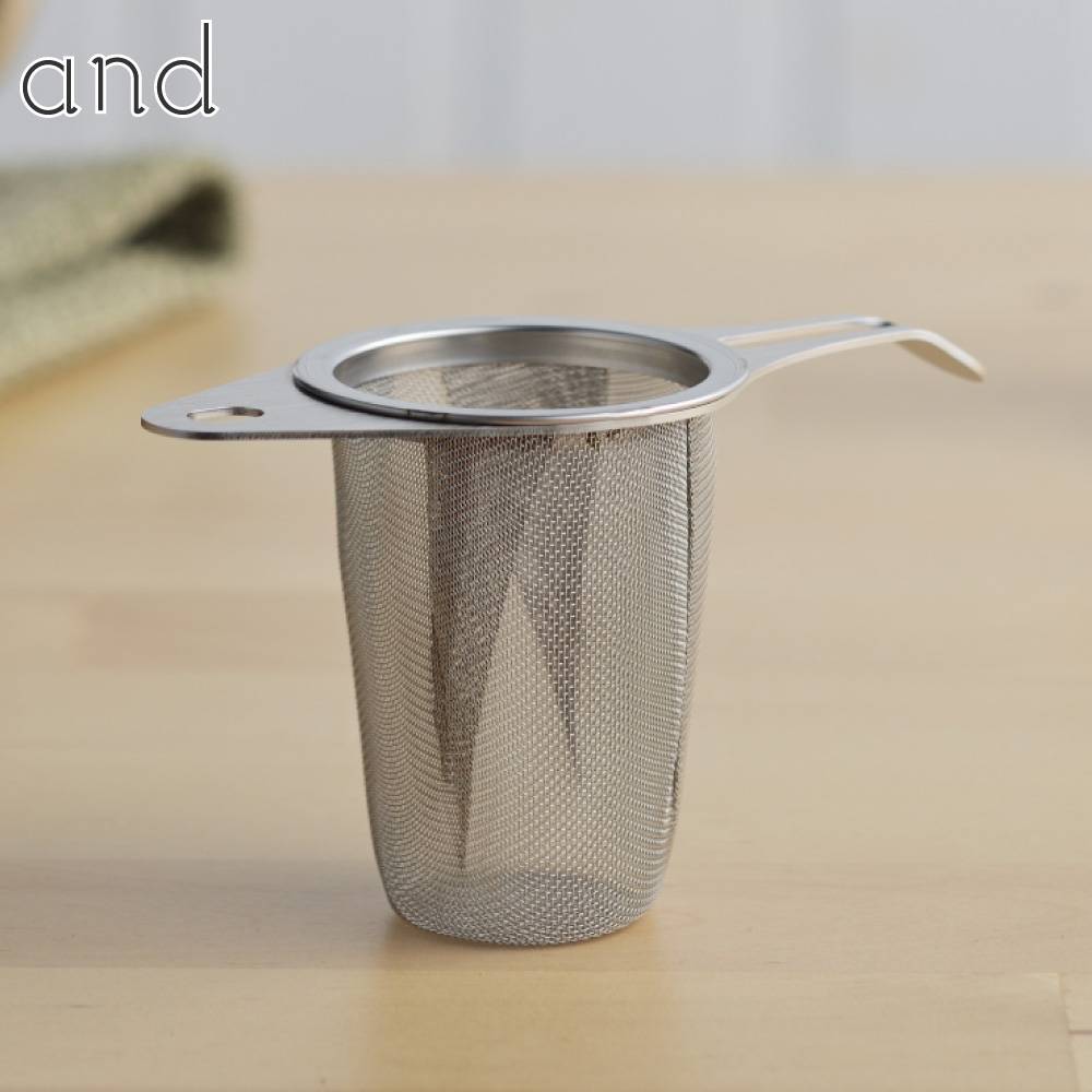 ヨシカワ and アンド ステンレス スリムな茶こし 深型 AN0216【ティーストレーナー 茶こし 茶漉し 紅茶 茶葉 燕三条 日本製】