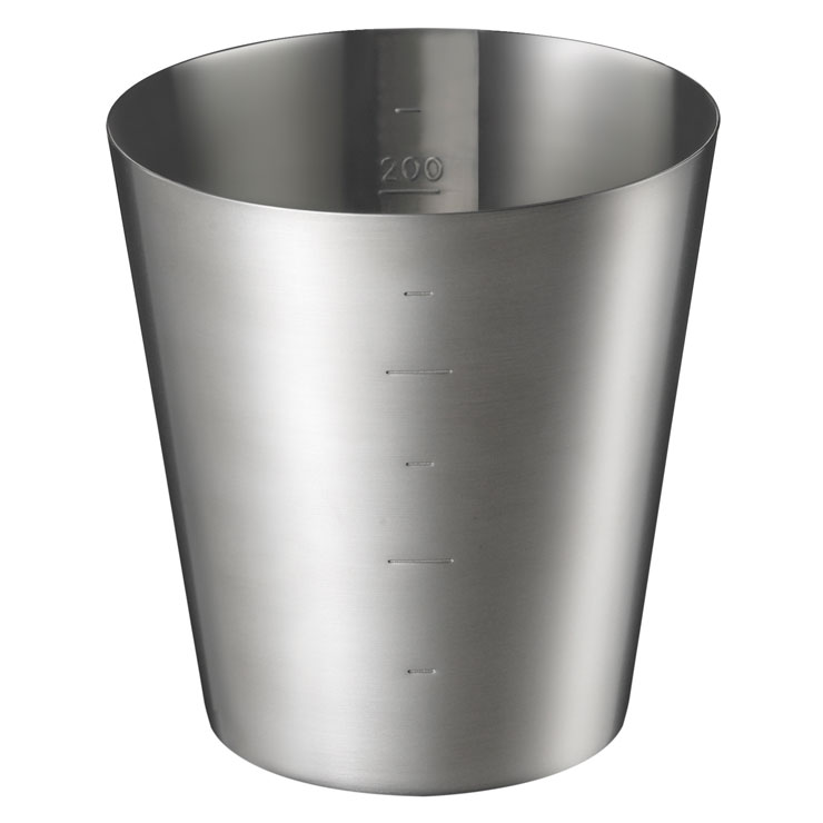ヨシカワ EAトCO ハカル メジャーカップ 300ml イイトコ Hakalu measuring cup AS0037【計量カップ ステンレス 両側 目盛付き ドレッシング 容器 調理ツール 日本製】
