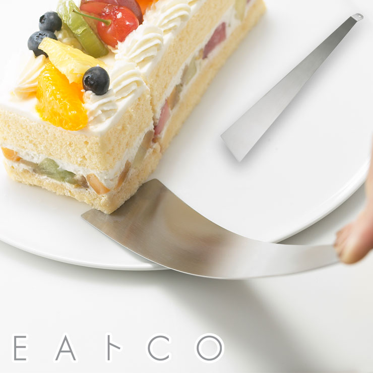 ヨシカワ EAトCO トル スパチュラ イイトコ Tolu spatula AS0038【ヘラ ケーキサーバー キッチンツール ステンレス 日本製】
