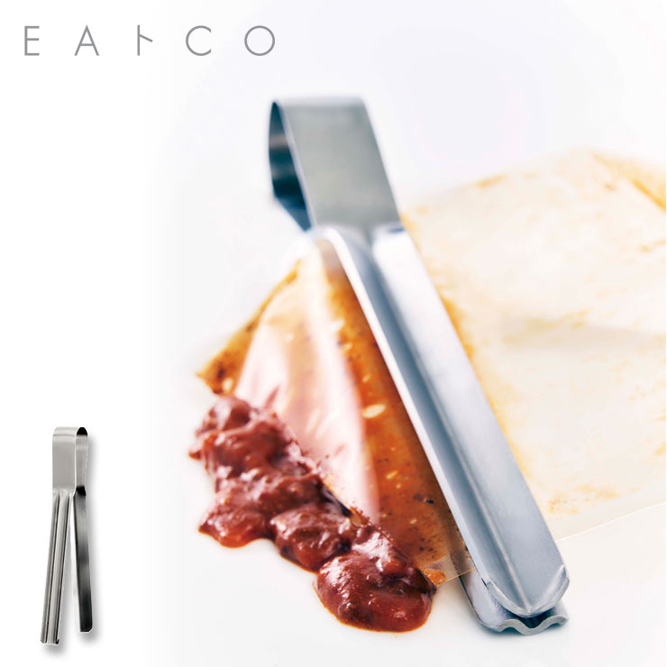 ヨシカワ EAトCO シボル しぼりトング イイトコ Shibolu AS0061 tongs for squeezing メール便【トング 絞り レトルト チューブ キッチンツール 調理ツール ステンレス 日本製】