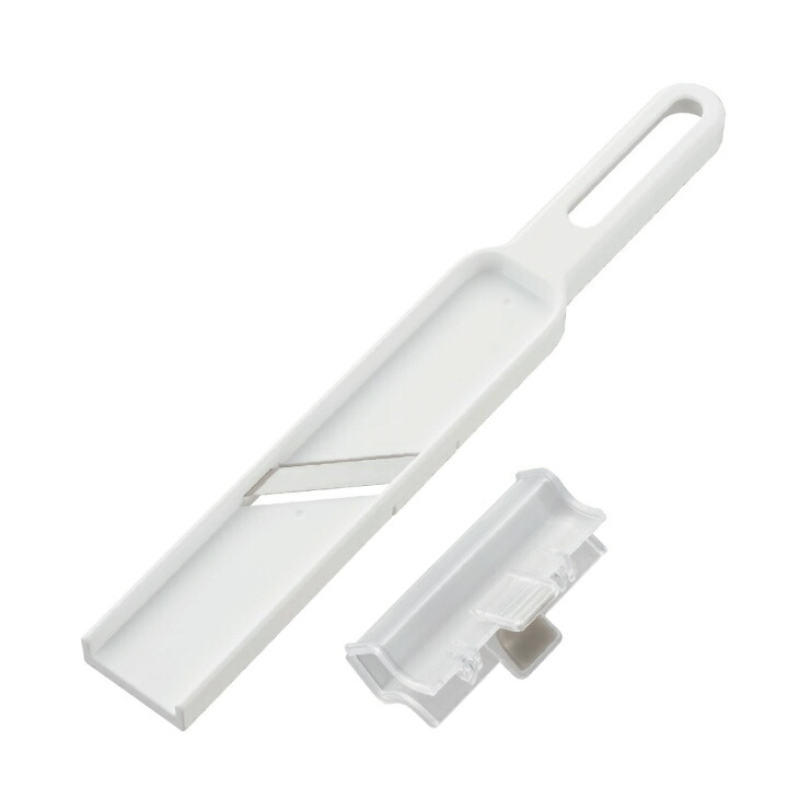 長ネギななめスライサー 安全ホルダー付き 曙産業 CH-2093【薄切り 斜め切り スライサー 長ねぎ キッチン 調理ツール 日本製】