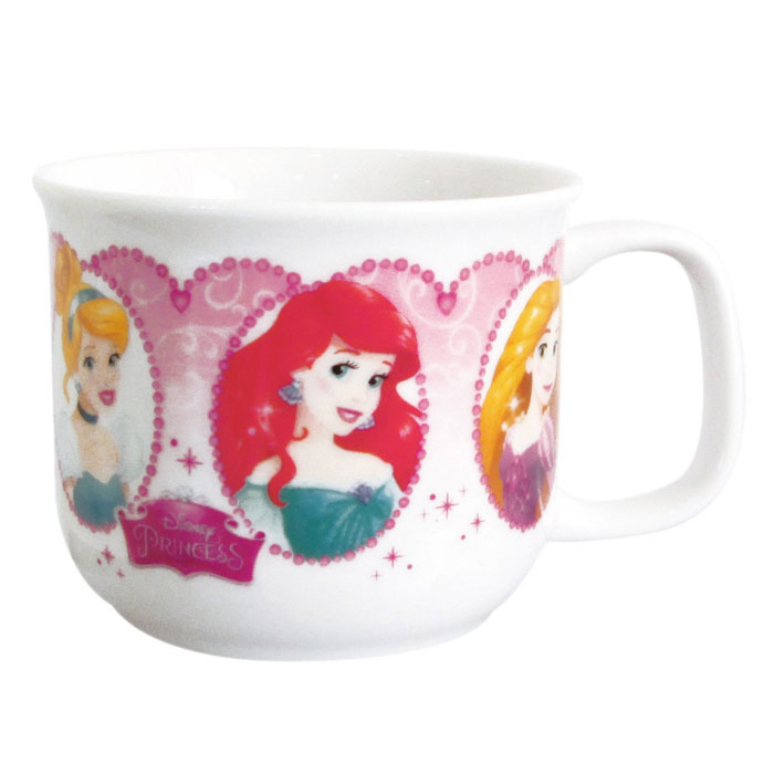 ディズニー プリンセス こどもマグ 金正陶器【マグカップ コップ 子供 こども食器 子供用食器 食器 磁器 女の子 キャラクター グッズ 日本製】