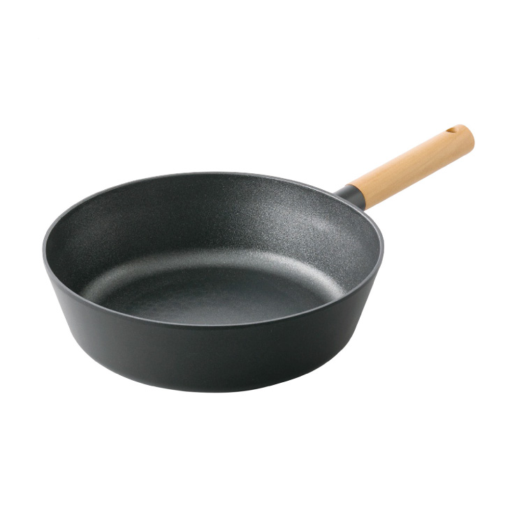 チタン&ダイヤモンド コーティング TIDA マルチパン 28cm IH対応 アピデ ククナ KKN-TD28M【フライパン 深型 アルミ鋳造 軽量 片手鍋 チタン ダイヤモンド 7層コーティング】