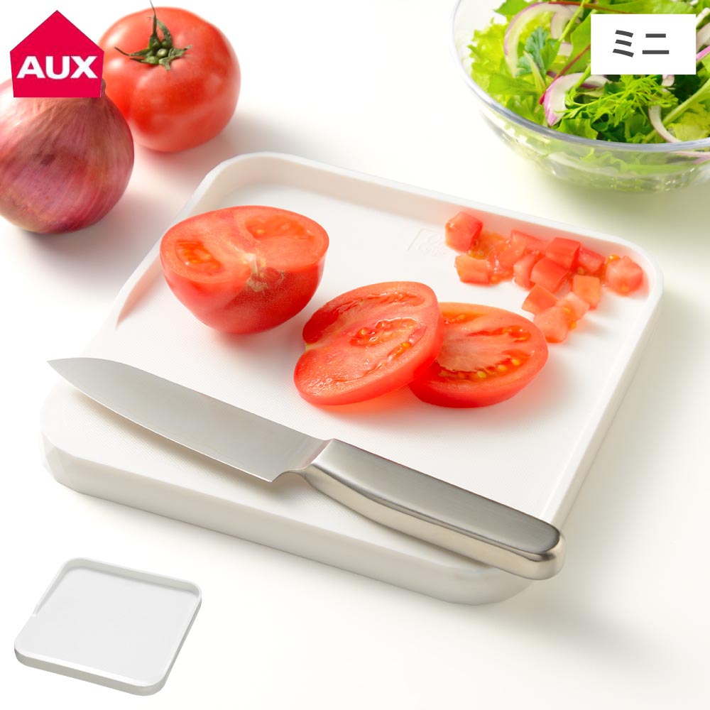 オークス レイエ フチ付きまな板ミニ LES3206【まな板 カッティングボード こぼれにくい コンパクト 軽量 食洗機対応 leye AUX 日本製】