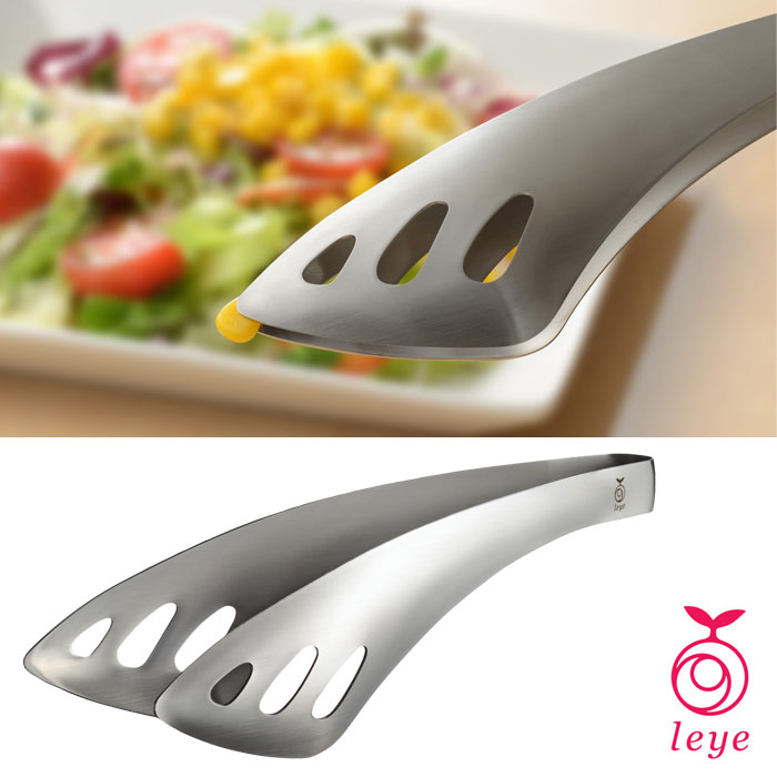 オークス レイエ ゆびさきサーバートング AUX leye LS1514【ステンレス ミニ トング 卓上 パスタ サラダ 取り分け キッチン 台所 調理ツール 日本製】