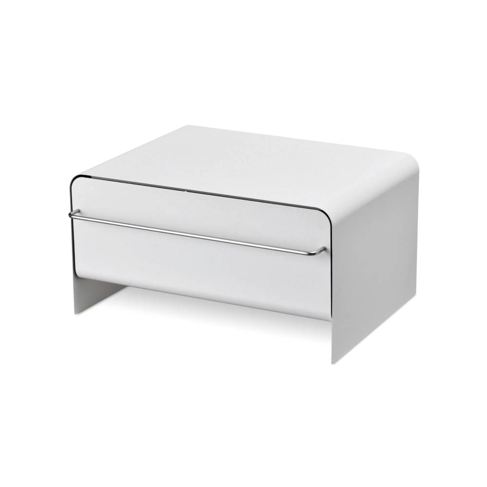 ブレッドドロワー UTAU ビーワーススタイル うたう【ブレッドケース パンケース 引き出し キッチン家電 トースター ラック 食パン 収納ケース キッチン小物 収納 調味料ラック 隠す】 ピュアホワイト