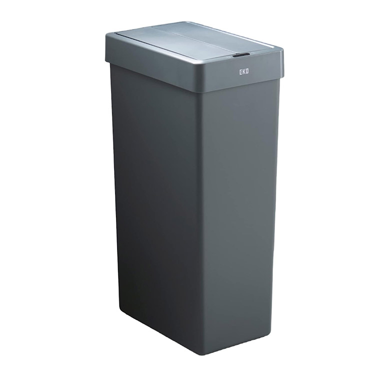 I'mD (アイムディ) ゴミ箱 Kcud クード スクエア プッシュタイプ Wグリーン 23L KUDSQ WG