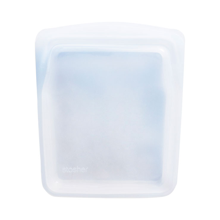 スタッシャー シリコーンバッグ EZクォート stasher EZシリーズ【シリコン 保存袋 保存容器 密閉 オーブン レンジ 食洗機対応 シリコンバッグ フリーザーバッグ ジップバッグ】 クリア