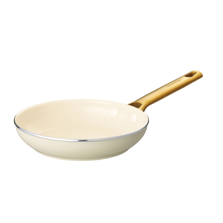 グリーンパン パドヴァ フライパン 26cm IH対応 GREENPAN【フライパン 鍋 直火 オーブン調理 調理器具 アルミ セラミックコーティング PFOA PFASフリー フッ素不使用】 クリームホワイト