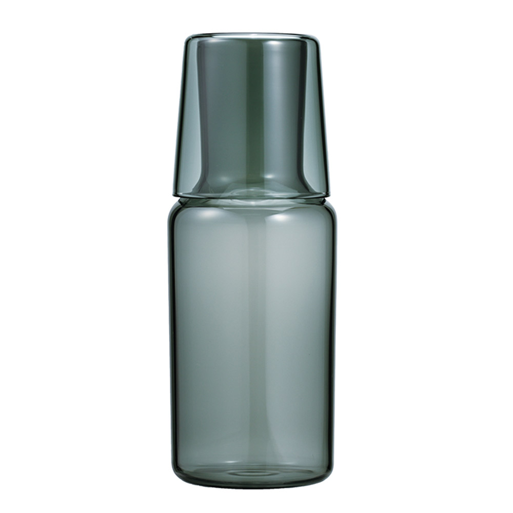 ハリオ カラーズ ナイトカラフェ 600ml HARIO COLORS【ピッチャー グラス 水差し 冷水ポット 冷水筒 耐熱ガラス 食洗機対応】 グレー