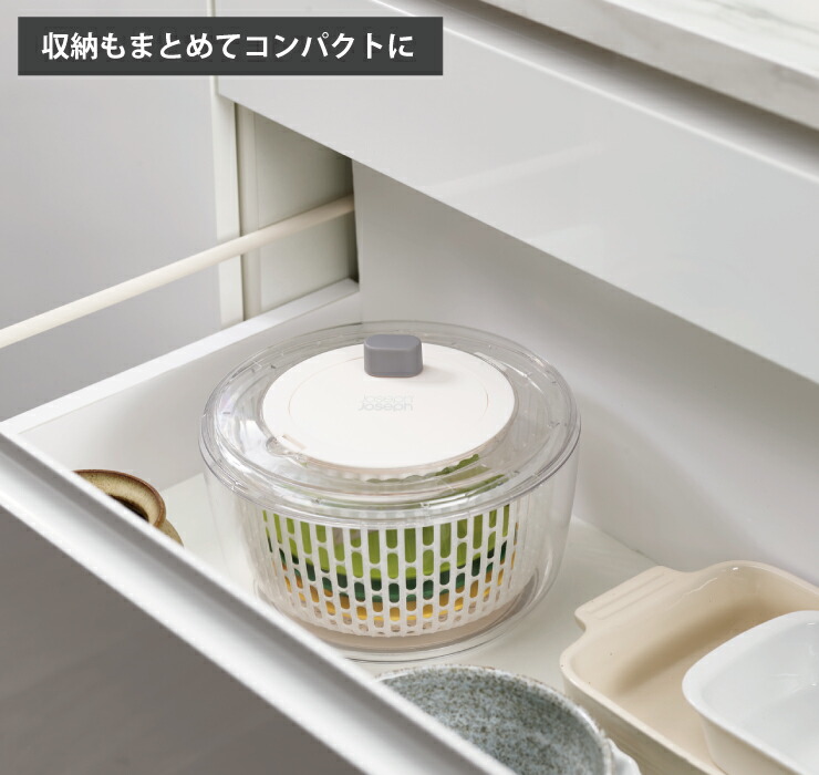 付属品をボウル本体の中に入れてコンパクトに収納