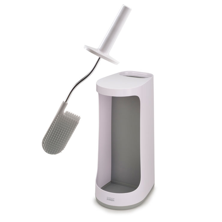 ジョセフジョセフ フレキシブルヘッド トイレブラシ ストア コットン70536 Joseph Joseph【トイレ掃除 ブラシ トイレ用 掃除用品 トイレットペーパーホルダー】 コットンブルー