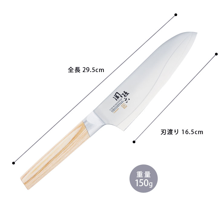 鋭い切れ味とコストを両立させ、耐久性にも優れた三層鋼の刃