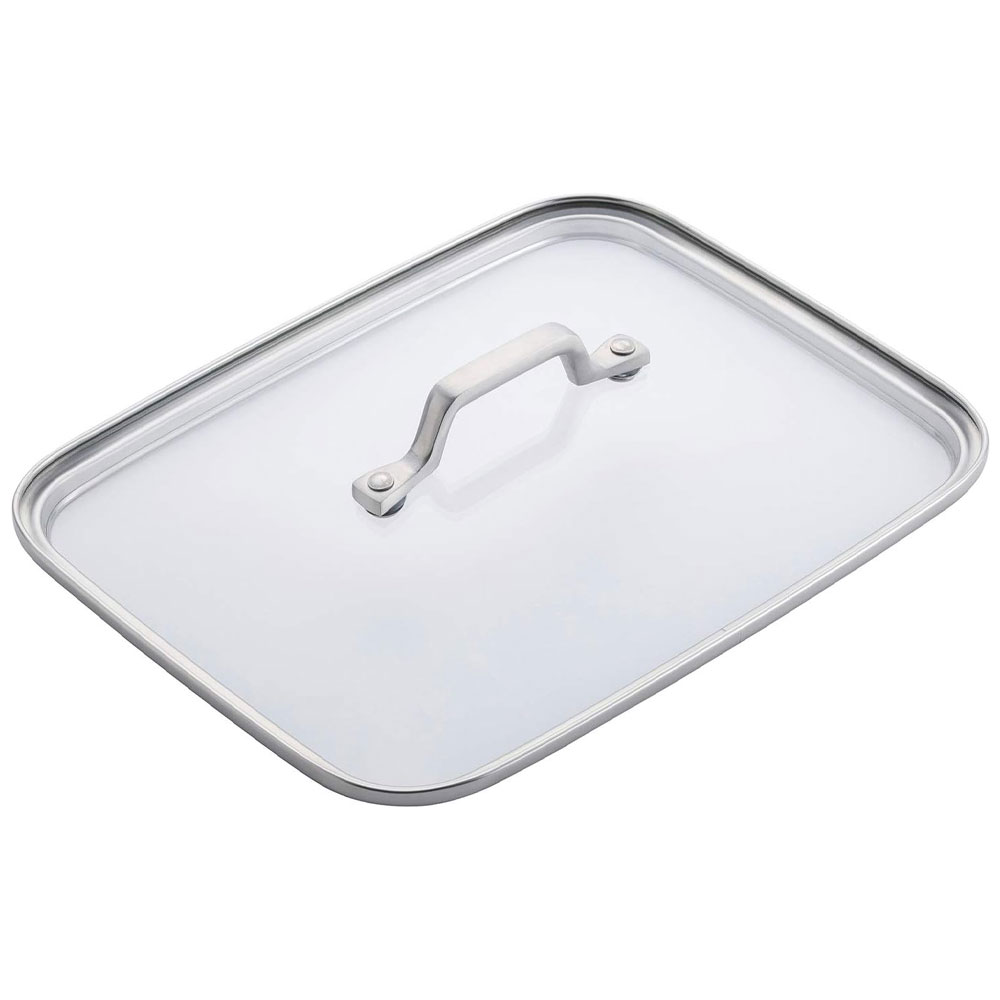 o.e.c. W角鍋用 ガラス蓋 DY5227 貝印【鍋蓋 ガラス 角型 食洗機対応】