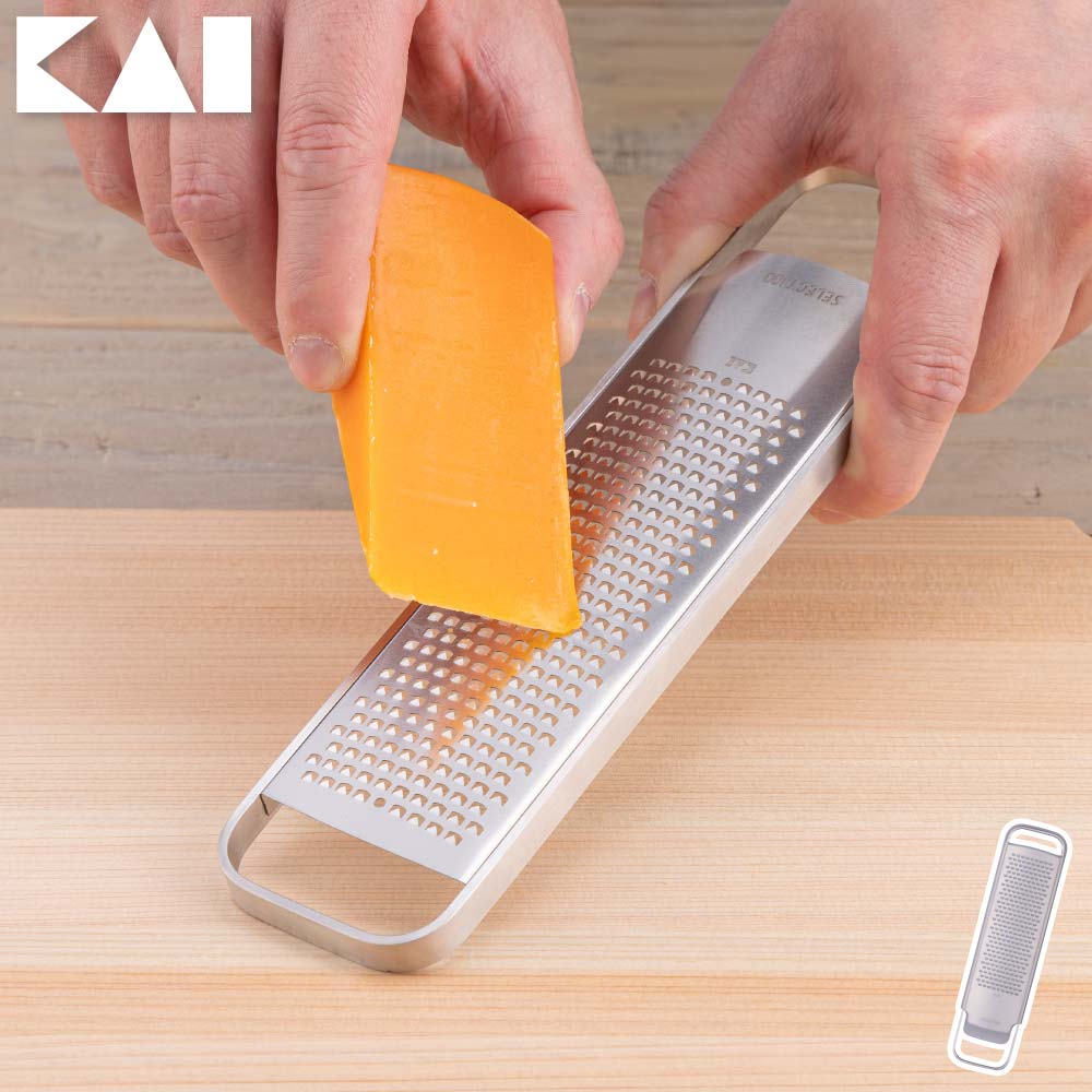 貝印 セレクト100 グレーター DH3149 メール便【おろし器 おろし金 おろしプレート ハードチーズ 生姜 にんにく コンパクト SELECT100】