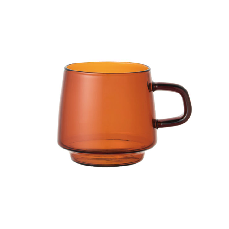 キントー セピア マグ 340ml アンバー 21741 KINTO SEPIA【コーヒーマグ マグカップ ガラス 耐熱】