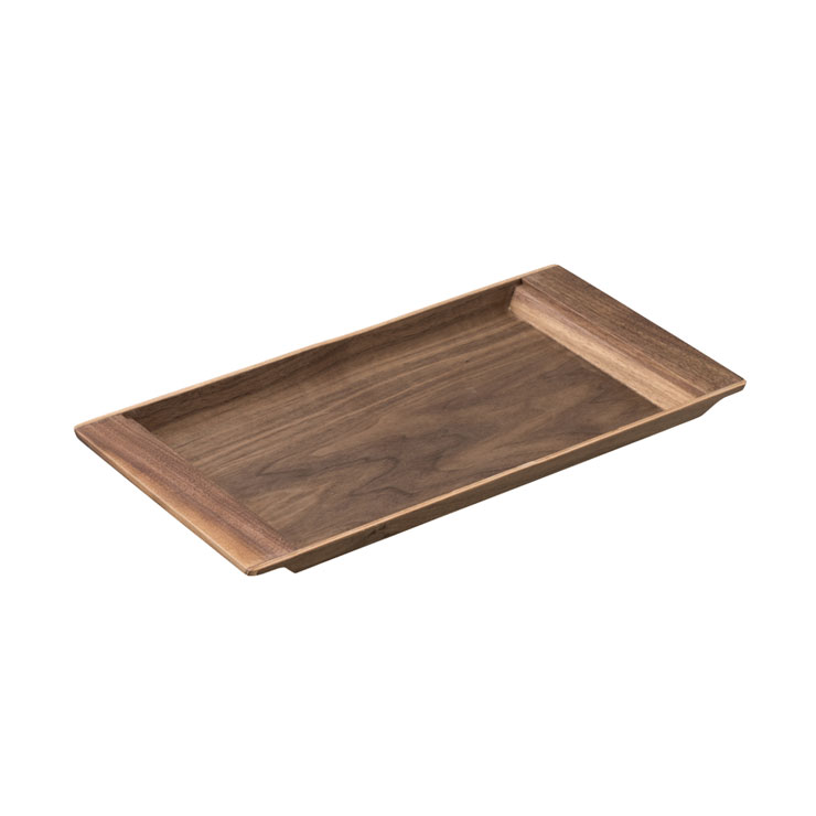 キントー セピア ノンスリップ トレイ 360×180mm ウォールナット 21743 KINTO SEPIA【ノンスリップトレー お盆 トレー すべらない 木製 カフェ 四角】