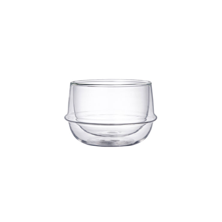 キントー クロノス ダブルウォール ティーカップ 200ml 23105 KINTO KRONOS【コップ タンブラー ガラス 耐熱 二重構造 スープカップ デザートカップ 電子レンジ対応 食洗機対応】