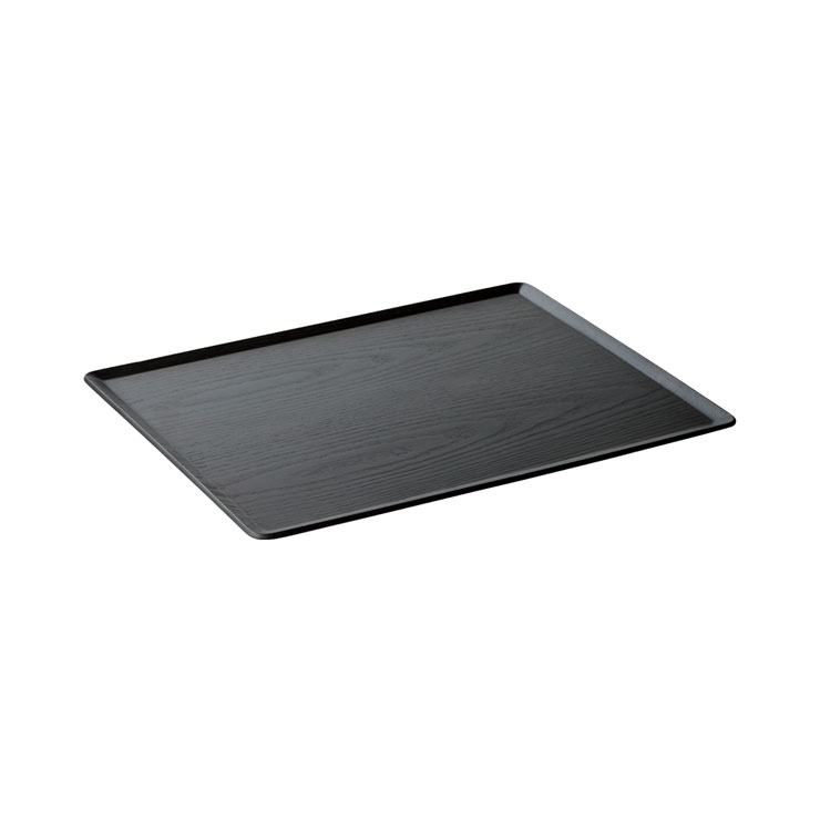 キントー プレイスマット 360x280mm バーチ 22954/チーク 22950/ウィロー22259 KINTO PLACE MAT【ランチョンマット 木製 お盆 トレー カフェトレー ウッドトレイ】 ウィローブラック