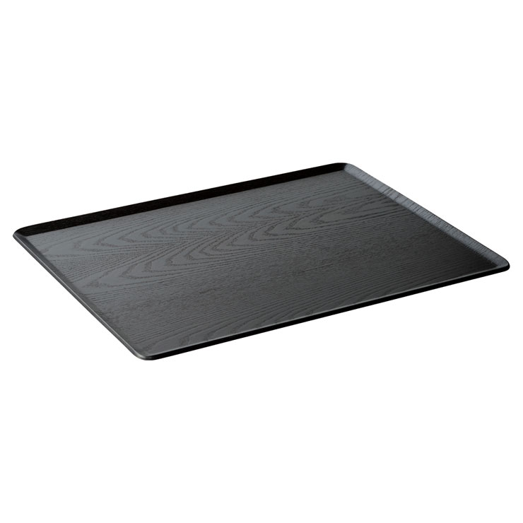 キントー プレイスマット 430x330mm バーチ 22975/チーク 22974/ウィロー22260 KINTO PLACE MAT【ランチョンマット 木製 お盆 トレー カフェトレー ウッドトレイ】 ウィローブラック