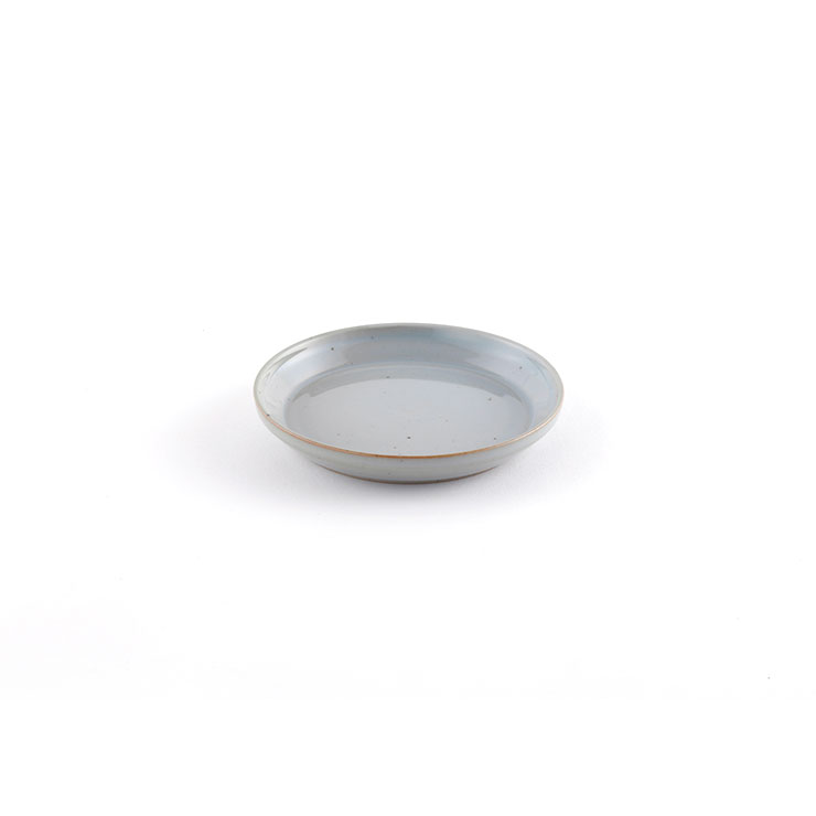 キントー リム プレート 115mm 波佐見焼 KINTO RIM【小皿 取り皿 11.5cm 丸皿 食器 磁器 日本製 食洗機対応 電子レンジ対応】 アースグレー