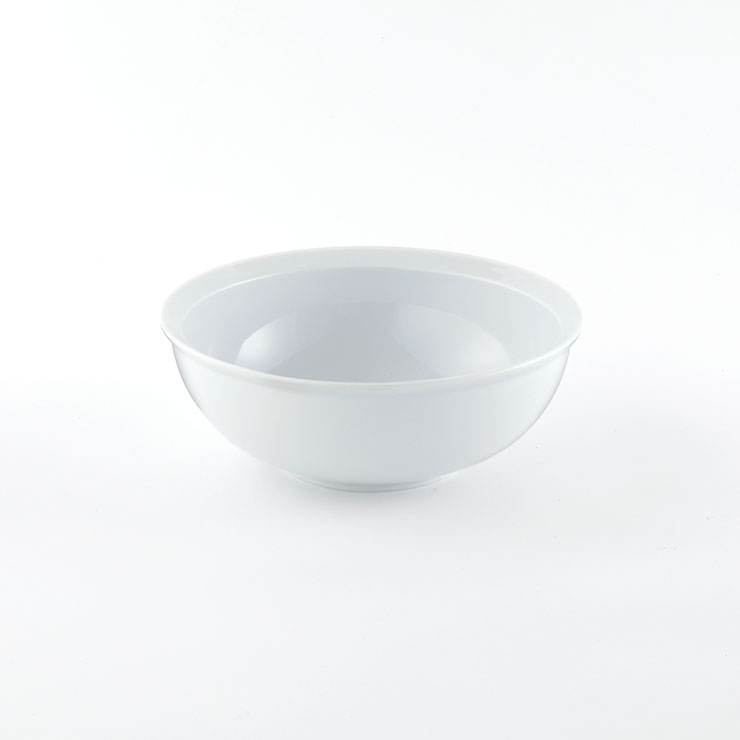 キントー リム ボウル 180mm 波佐見焼 KINTO RIM【中鉢 18cm 丸 食器 磁器 日本製 食洗機対応 電子レンジ対応】 ホワイト