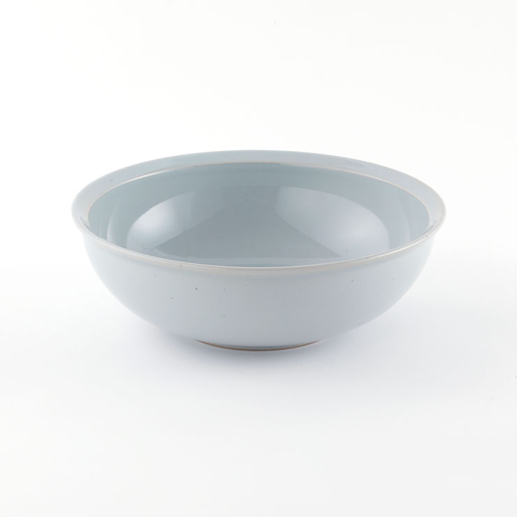 キントー リム ボウル 220mm 波佐見焼 KINTO RIM【中鉢 22cm どんぶり 丸 食器 磁器 日本製 食洗機対応 電子レンジ対応】 アースグレー
