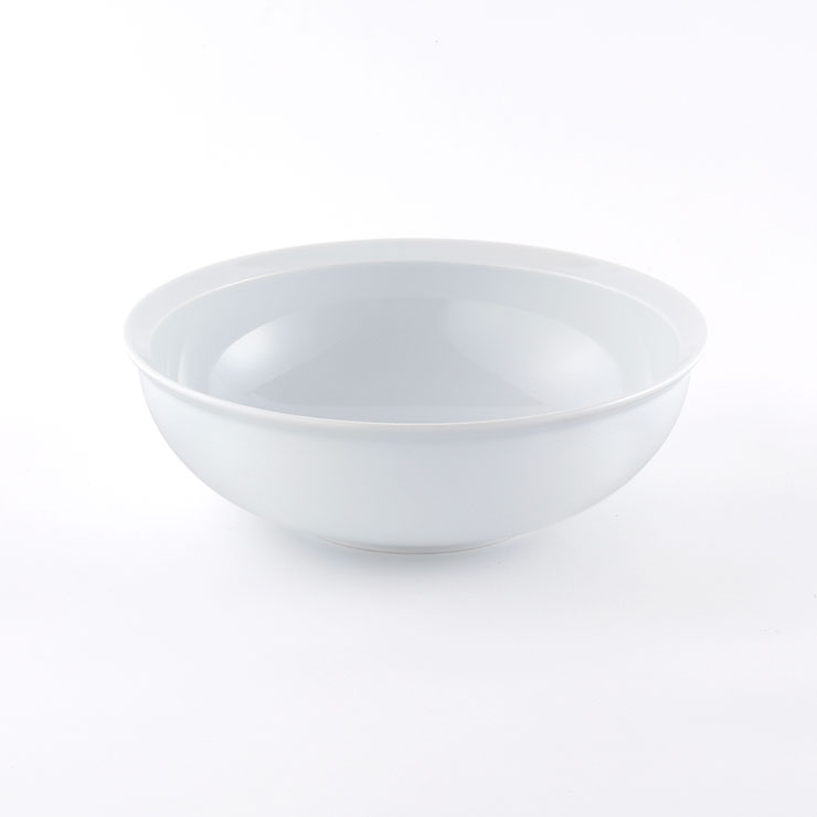 キントー リム ボウル 220mm 波佐見焼 KINTO RIM【中鉢 22cm どんぶり 丸 食器 磁器 日本製 食洗機対応 電子レンジ対応】 ホワイト