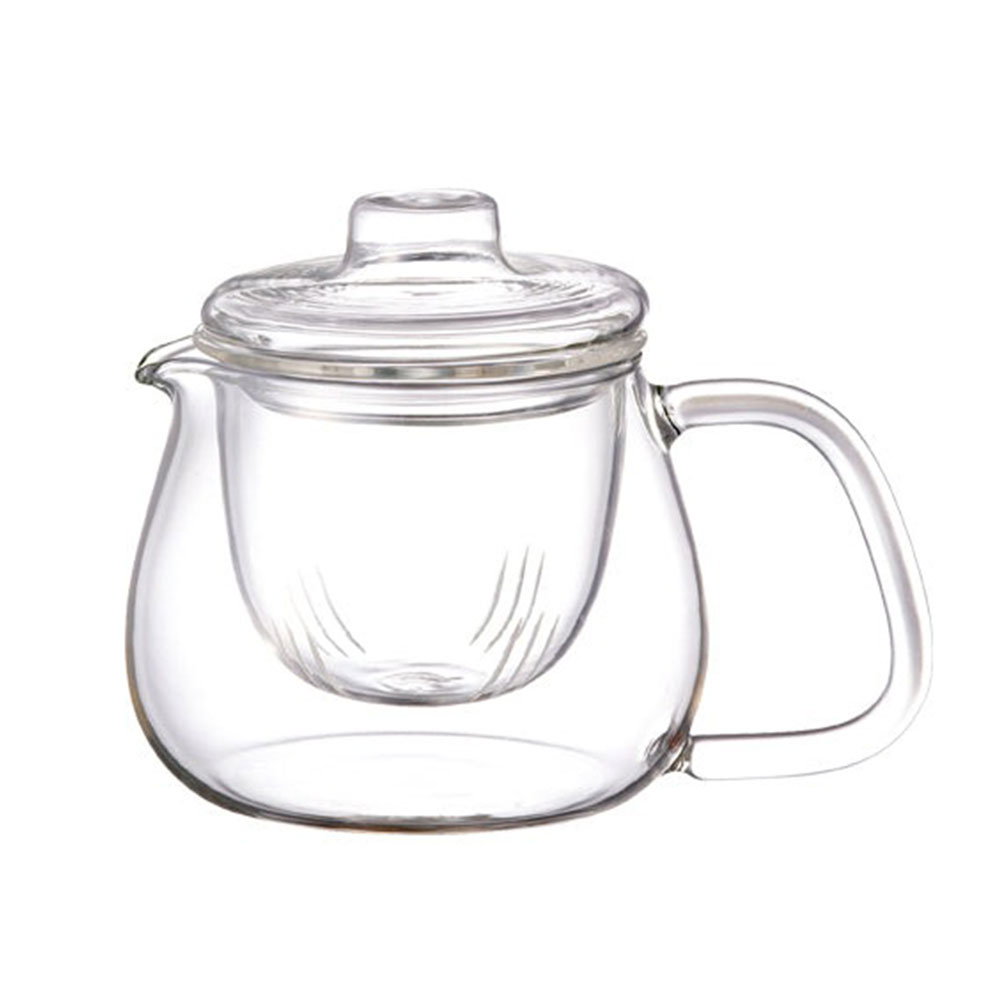 キントー ユニティ ティーポット 450ml 茶こし付き ガラス 8363 KINTO UNITEA【急須 ガラスポット お茶 紅茶 ポット 耐熱 ストレーナー 耐熱ガラス 電子レンジ対応 食洗機対応】