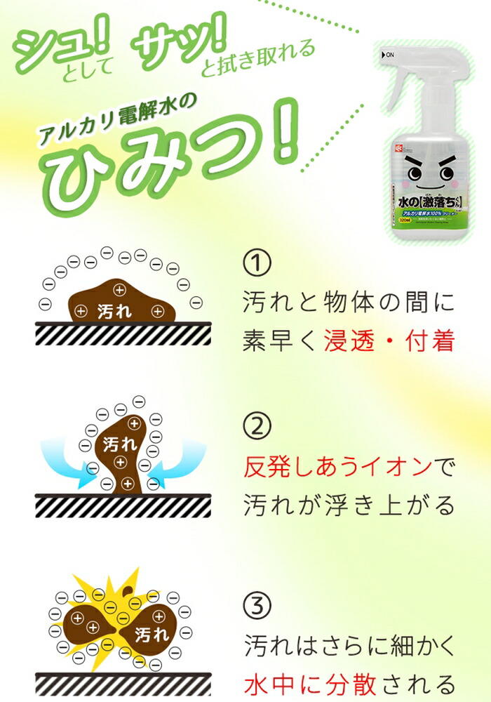 LEC (レック),水の激落ちくん,本体,320ml