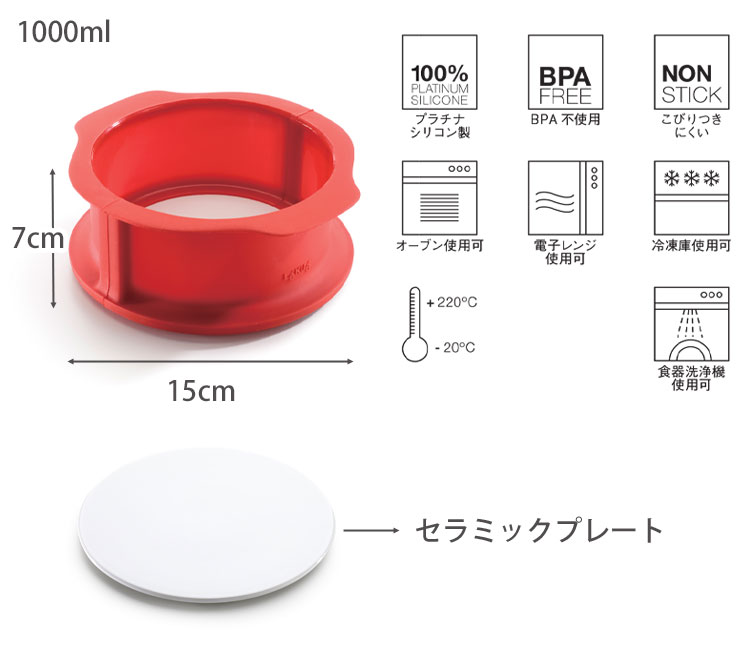 耐熱性が高いので食洗機でのお手入れが可能