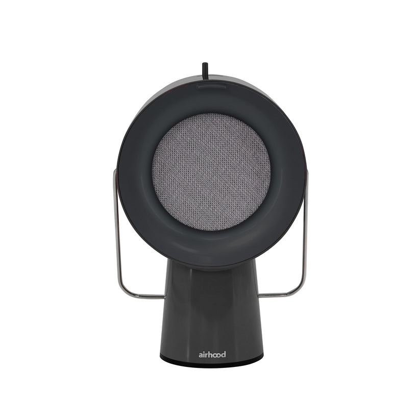 ポータブル 換気扇 エアフード ワイヤレス バッテリー内蔵 充電式 AirHood AH-01BJ【コードレス 卓上 レンジフード 持ち運び ミニ 活性炭フィルター 煙吸引 テーブル キャンプ アウトドア キッチン家電】 スペースブラック