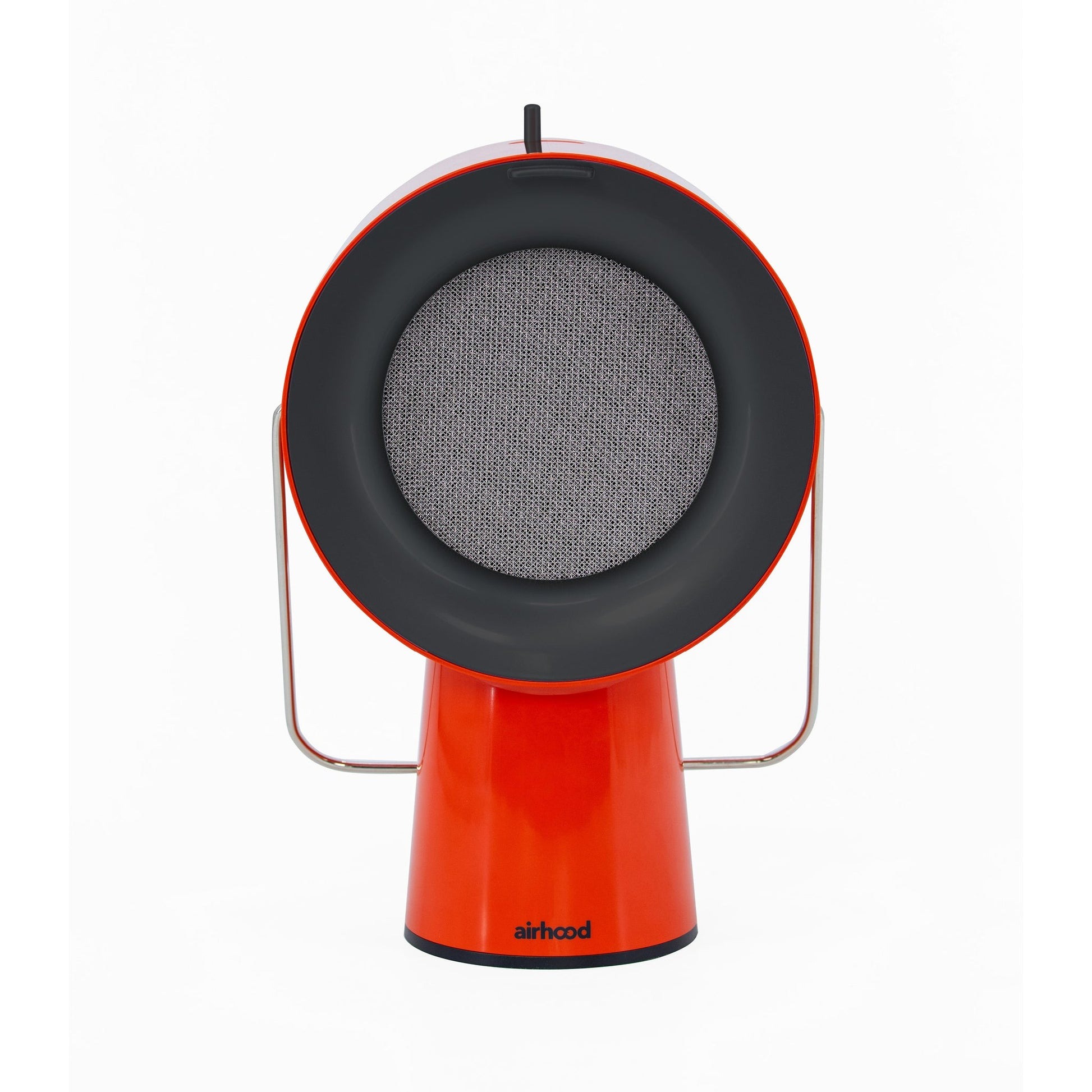 ポータブル 換気扇 エアフード ワイヤレス バッテリー内蔵 充電式 AirHood AH-01BJ【コードレス 卓上 レンジフード 持ち運び ミニ 活性炭フィルター 煙吸引 テーブル キャンプ アウトドア キッチン家電】 カドミウムオレンジ
