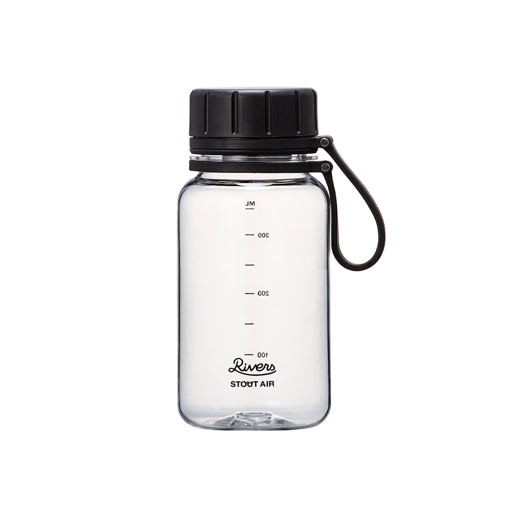 リバーズ スタウト エア 400E RIVERS【水筒 ウォーターボトル ドリンクボトル マグボトル 400ml 軽量ボトル 目盛付き スポーツ アウトドア】 クリア