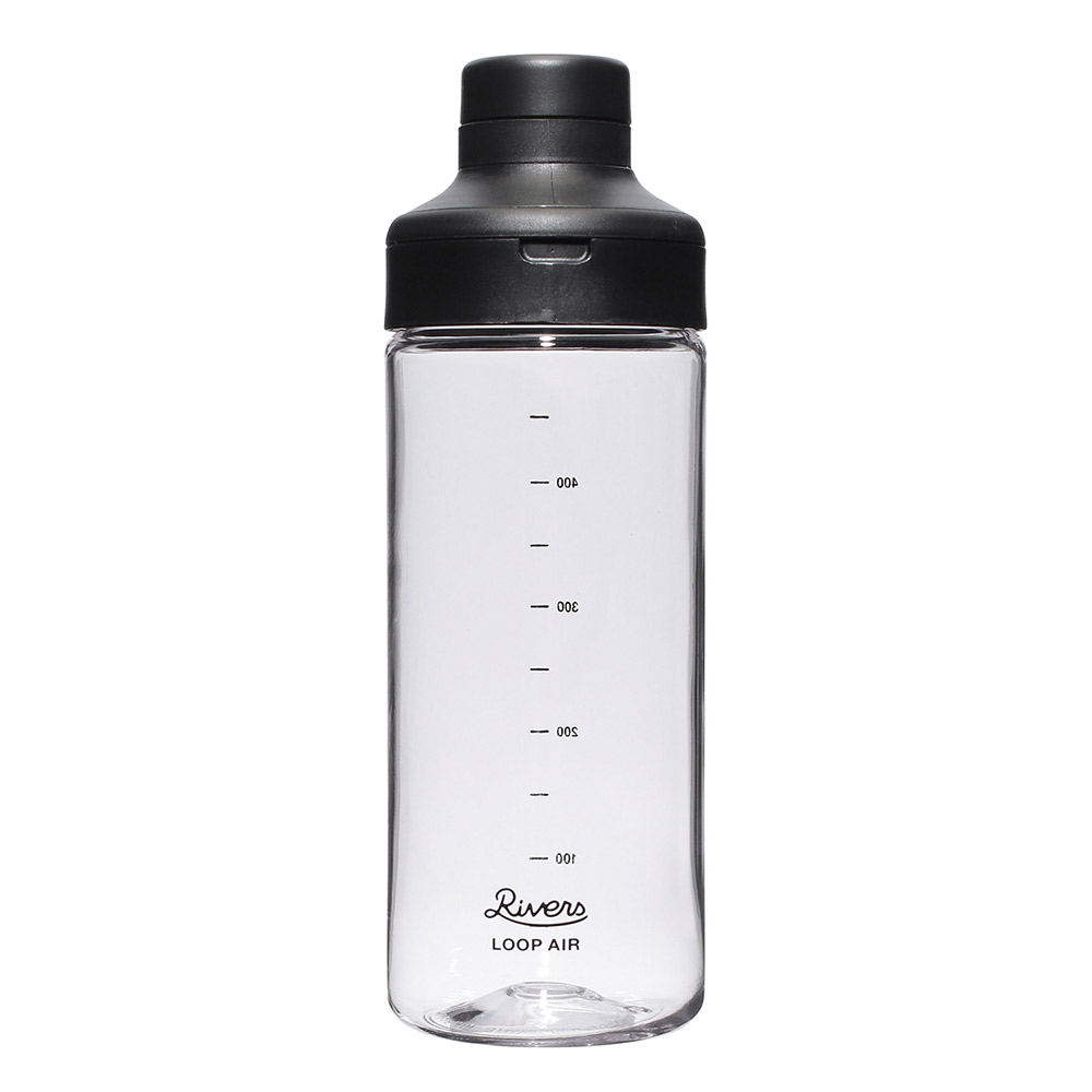 リバーズ ループ エア 500 BT012 RIVERS【水筒 500ml 常温 軽量 ボトル クリアボトル 直飲み ウォーターボトル 0.5L BPAフリー】 クリア