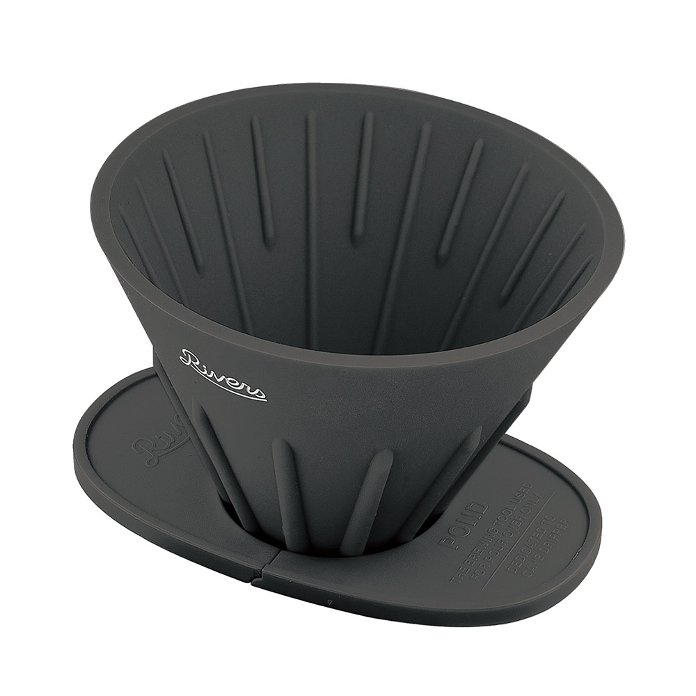 リバーズ コーヒーポアオーバーセット (ケイブR/ポンドF) RIVERS【ドリッパー ドリッパーホルダー コーヒー 珈琲 持ち運び コンパクト収納 アウトドア】 ブラック