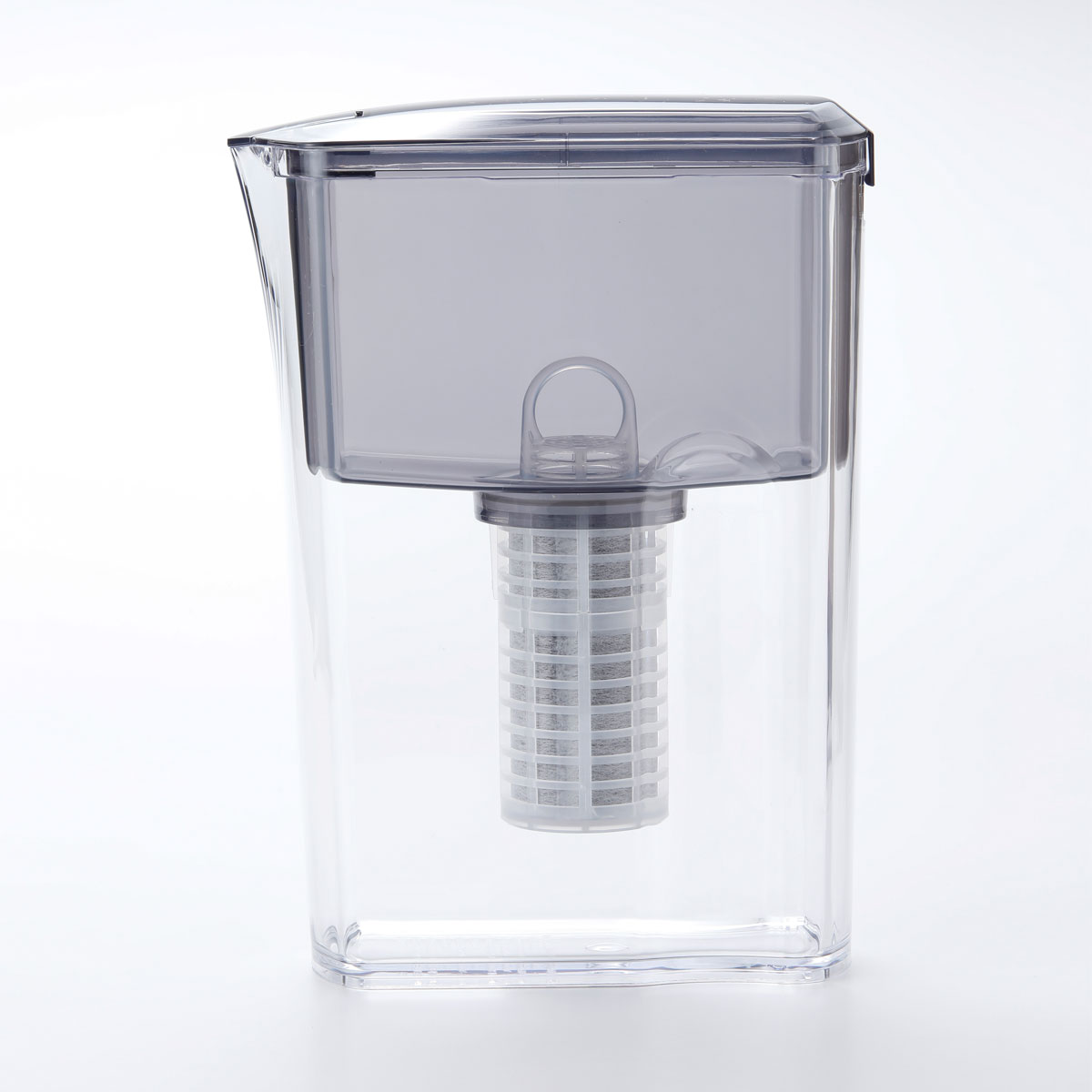 ポット型浄水器 Miz-U ミズユー フィルターカートリッジ1本付き ろ過水量 1.2L MIZ-U-FLCN01【浄水器 ポット PFOS PFOA 除去 浄水ポット 水道水 飲む 日本製】 本体