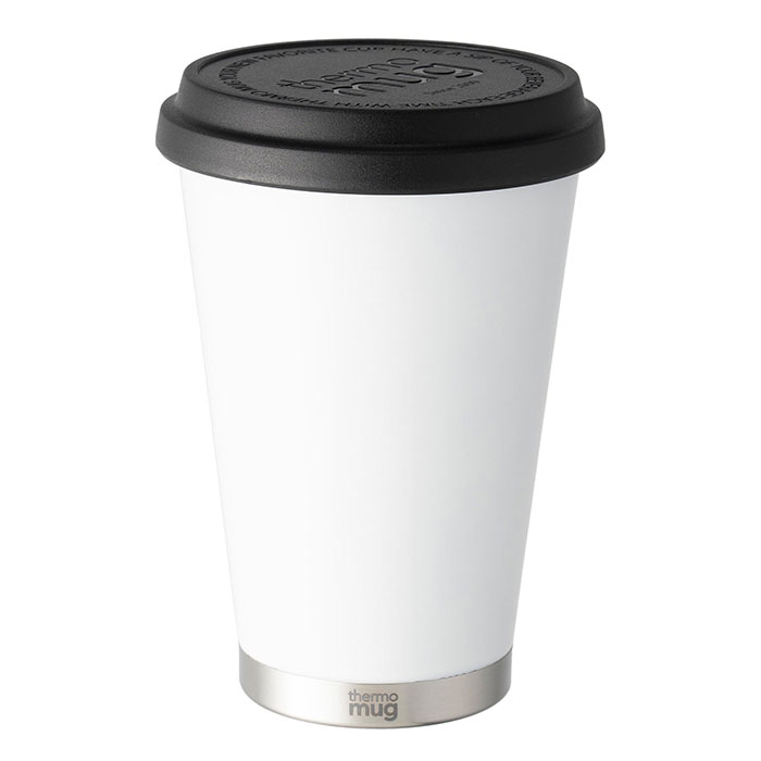 サーモマグ モバイルタンブラー ミニ 300ml M17-30 thermomug Mobile Tumbler Mini【蓋付きタンブラー 保温 保冷 タンブラー 持ち運び ふた付き コーヒー】 ホワイト